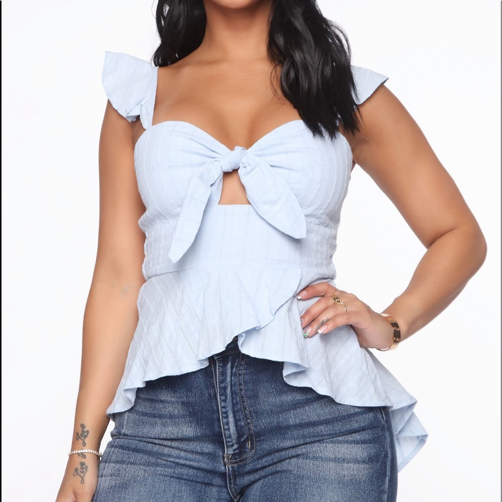 Fashion nova peplum top